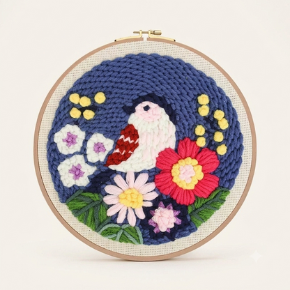 Pack x3 Kit de Bordado Aguja Mágica – Colección Floral (Todo Incluido)